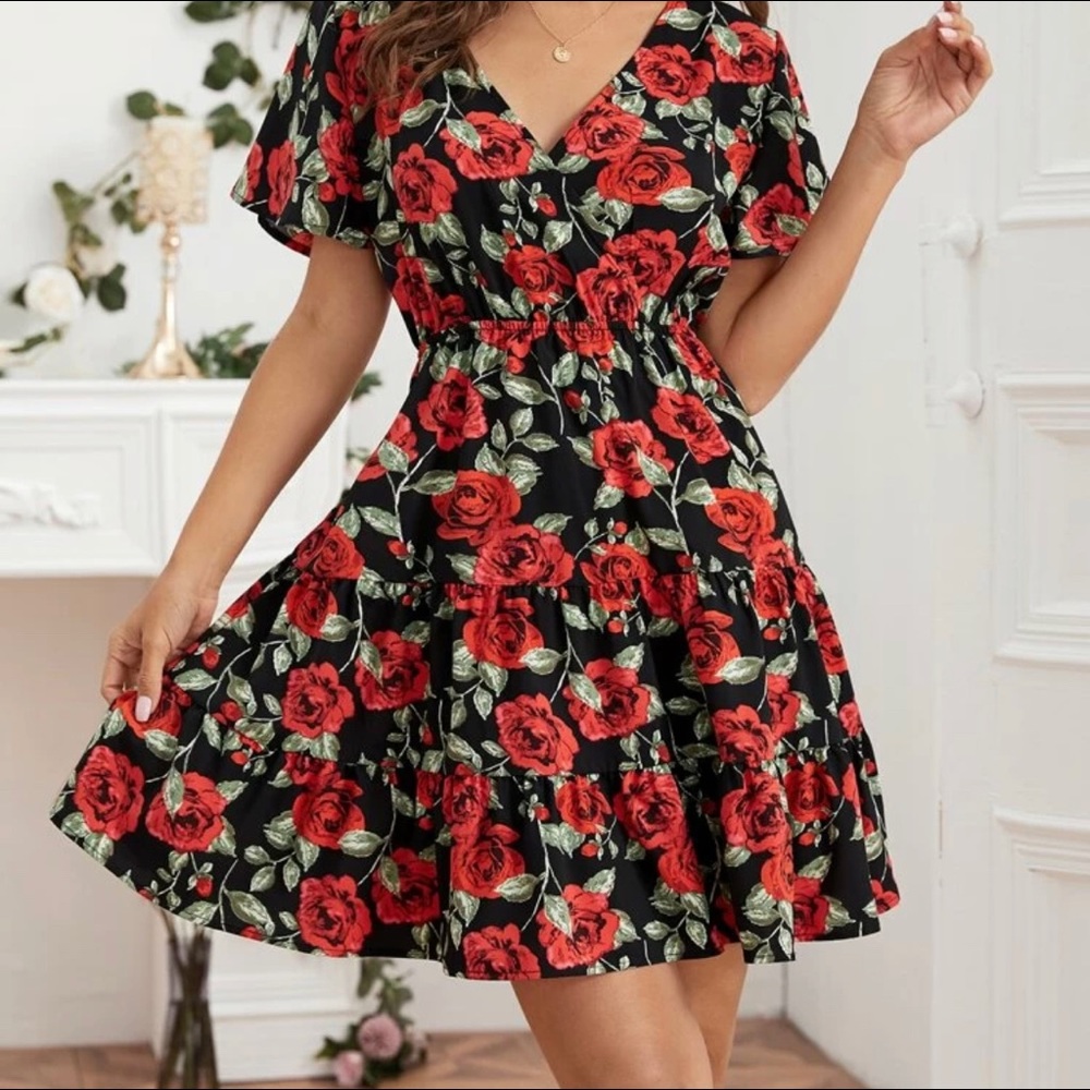 Shein v-neck dress